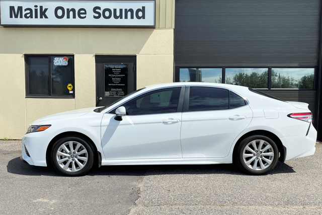 Toyota 2020 Camry with professional window tint in North Bay